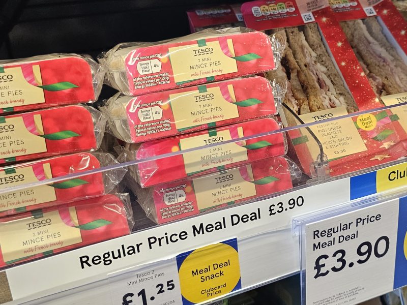 Tesco mini mince pies