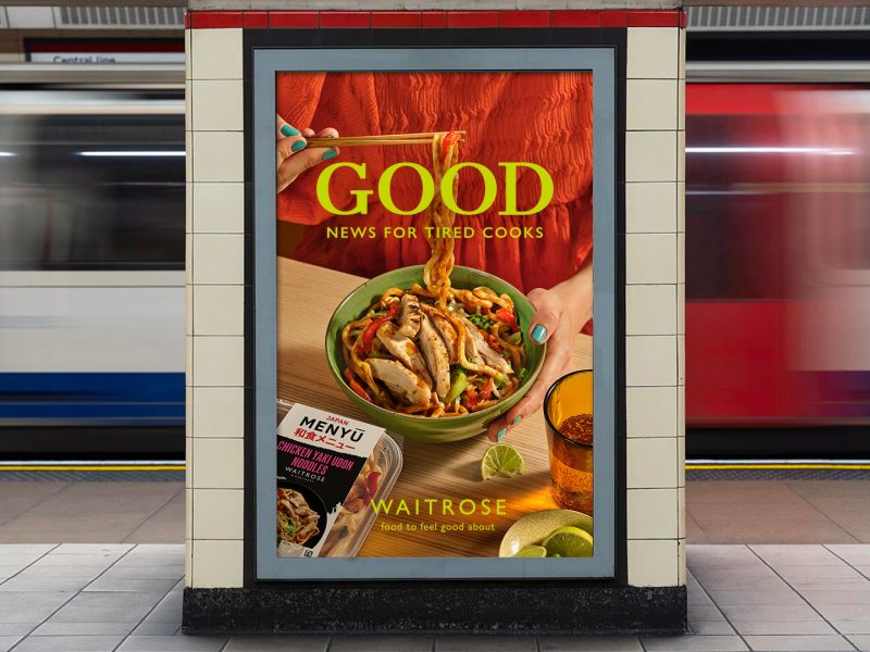 Waitrose Japan Menyu marketing campaign