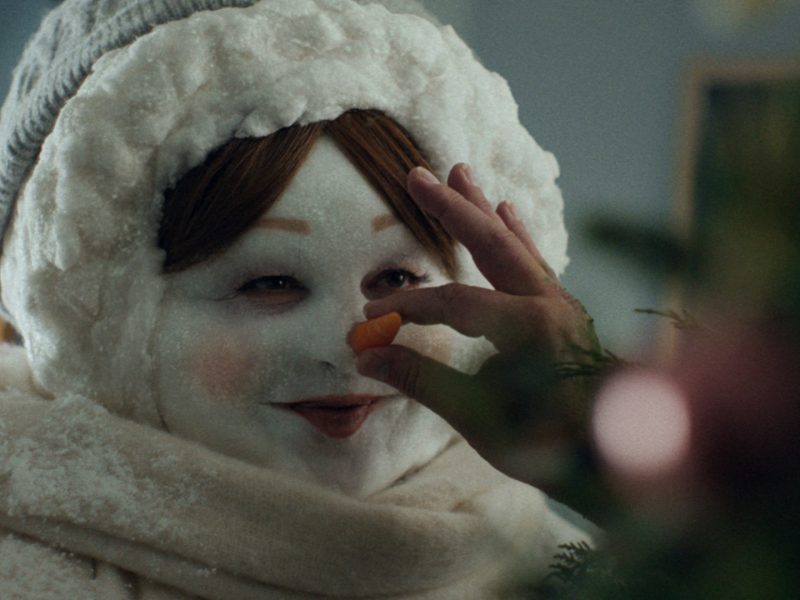 Tesco is encouraging festive spirit this year in its new Christmas ad for 2023, developed by creative agency BBH and entitled 'Become More Christmas', depicted here
