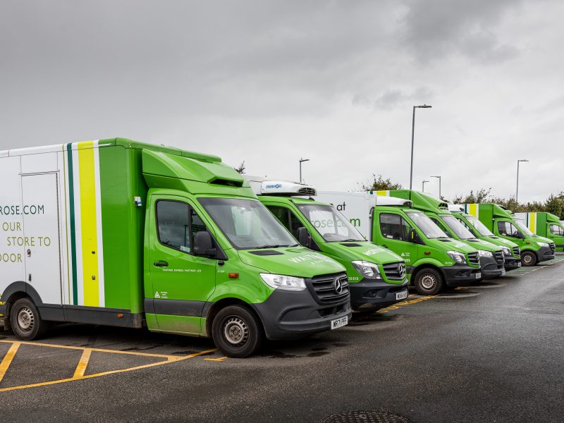 Waitrose is reintroducing charging suppliers who did not adhere to its strict delivery standards, following a suspension of the fees during Covid, here depicting a Waitrose truck