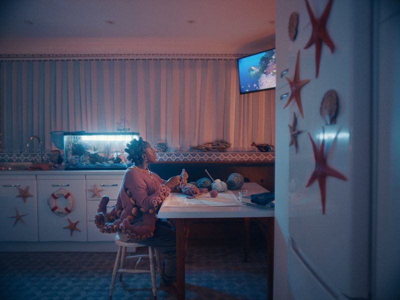 Tesco is celebrating its rapid grocery delivery service Whoosh, in a humorous new campaign highlighting the service's speedy convenience, depicted here