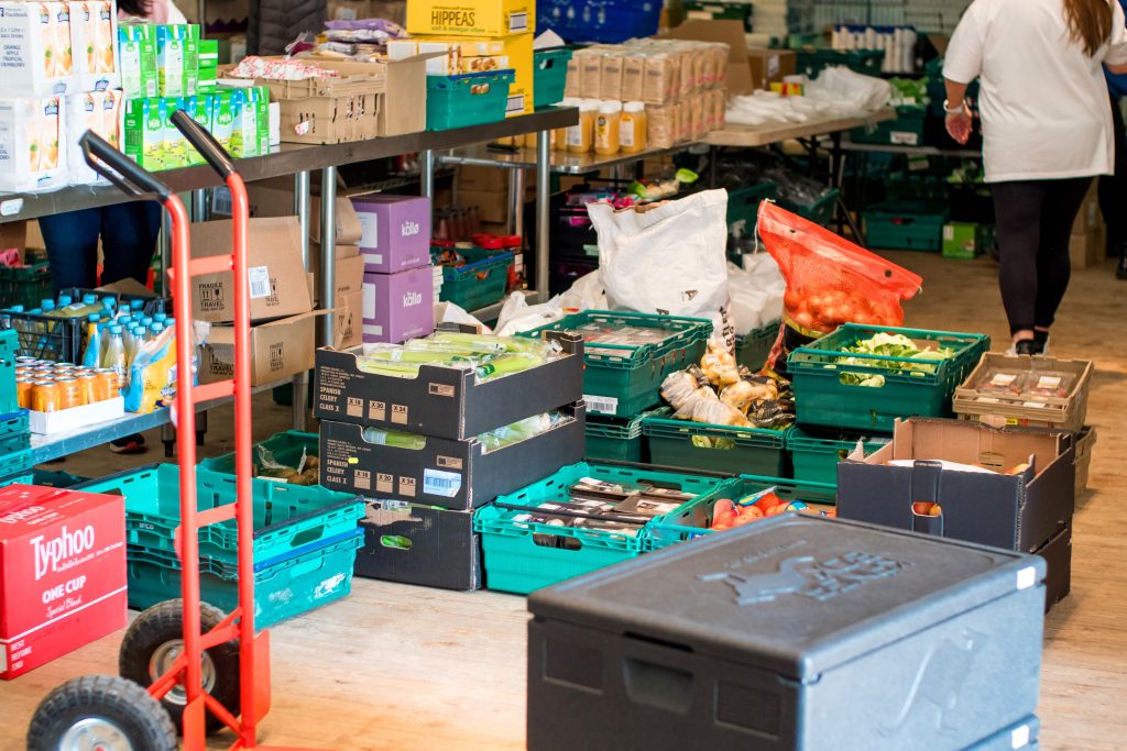 FareShare warhouse - re partnership with Premier Foods The government has awarded £13.6 million in funding to 12 food redistribution charities to help save thousands of tonnes of surplus produce from going to waste on UK farms.