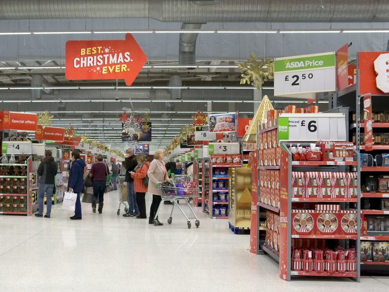 Aldi has been revealed as this year's cheapest supermarket for Christmas dinner by consumer group Which?, here depicting a supermarket
