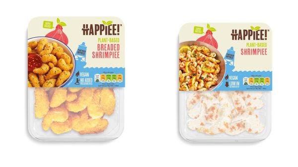 Plant-based brand Happiee has launched in Asda, in anticipation of next year's upcoming Veganuary, depicting here the Happiee products