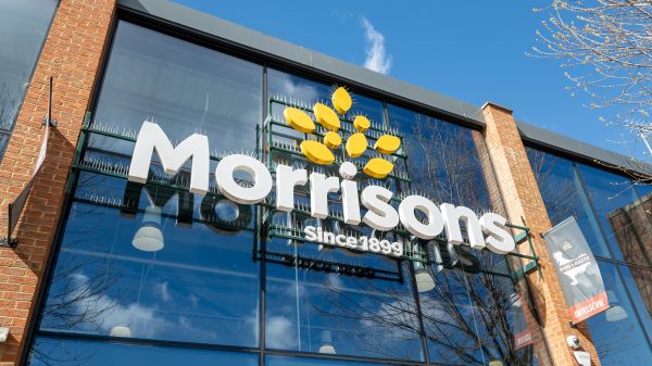 Morrisons has become the first supermarket to introduce a 'Buy British' section in a bid to encourage shoppers to ‘back farmers and British produce', depicting here a Morrisons store