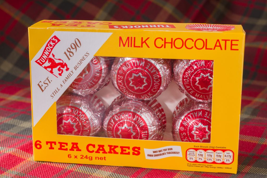 Tunnock's has suffered a plunge in profits of more than 80%, with the business citing the cause as being hit by an “unprecedented” jump in costs, here showing the Tunnock's teacake