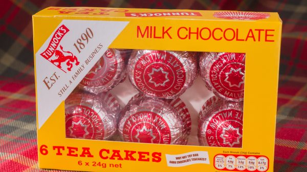 Tunnock's has suffered a plunge in profits of more than 80%, with the business citing the cause as being hit by an “unprecedented” jump in costs, here showing the Tunnock's teacake