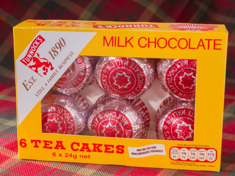 Tunnock's has suffered a plunge in profits of more than 80%, with the business citing the cause as being hit by an “unprecedented” jump in costs, here showing the Tunnock's teacake