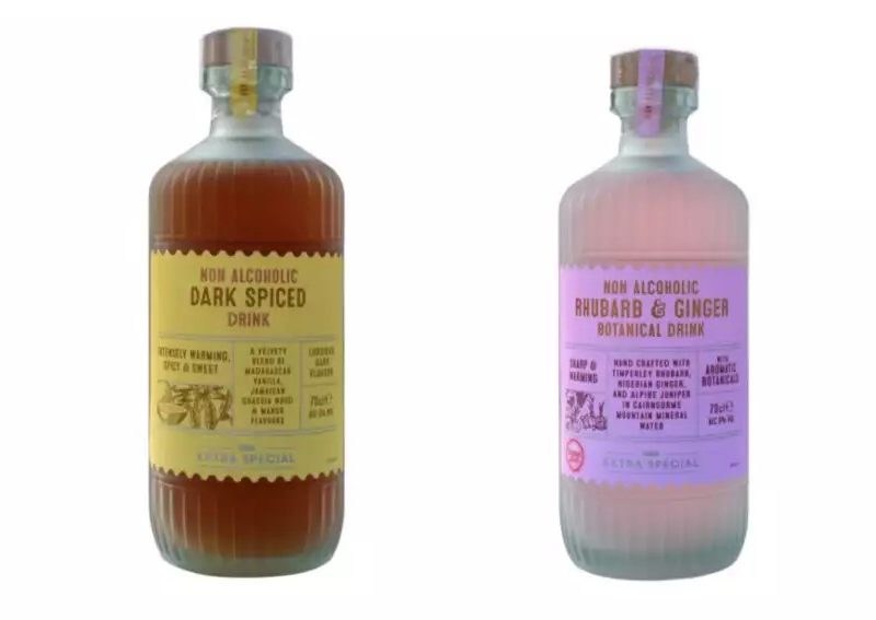 Asda has launched two new non-alcohol spirits and relaunched two existing products to bolster its no and low-alcohol range for Dry January, depicted here