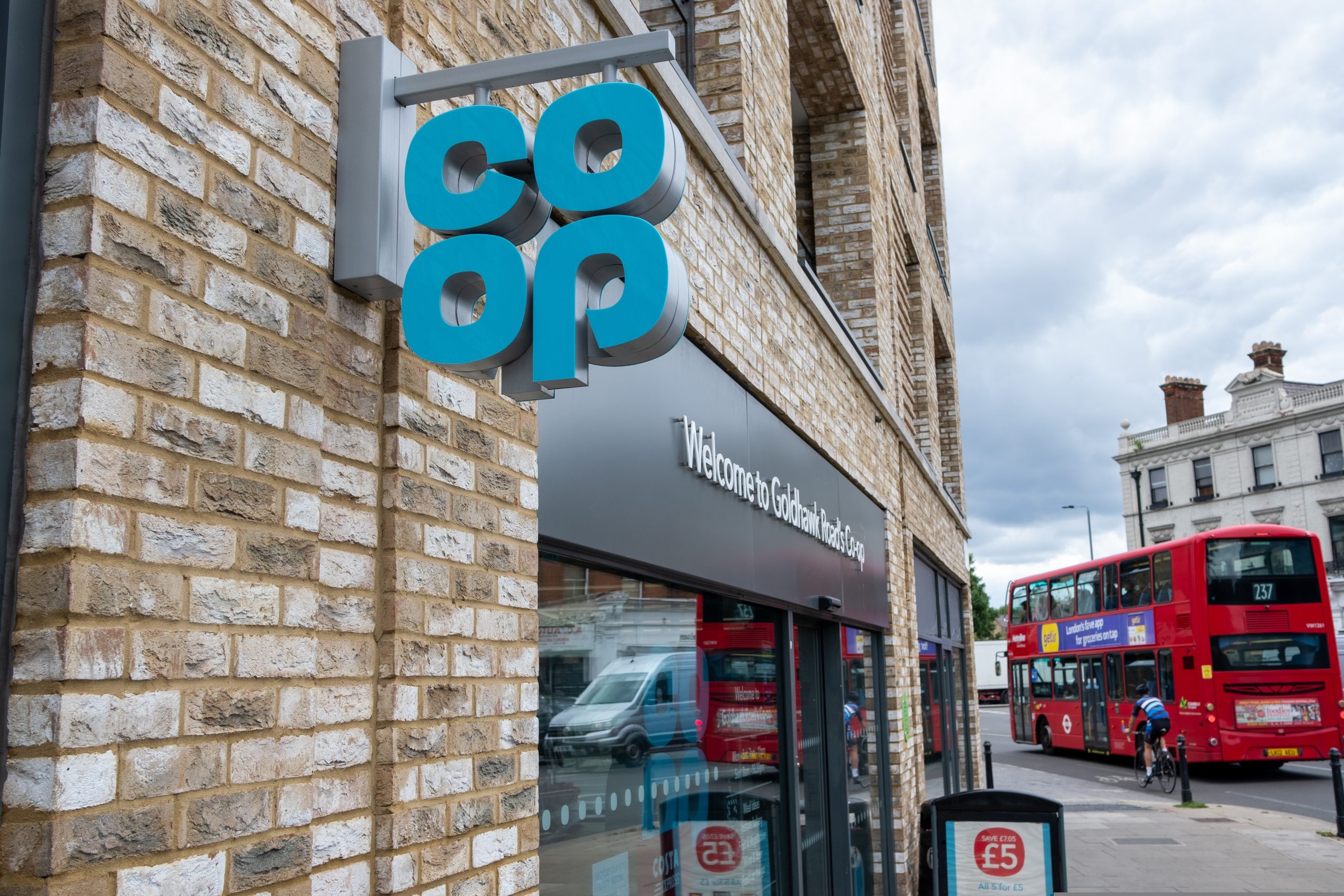 Co-op has debuted a carbon reduction scheme that financially rewards its beef supply chain farmers for sustainable farming practices, here depicting a Co-op store