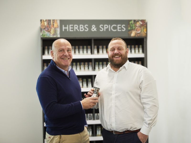 Premium food brand Bart Ingredients has promoted its former chief commercial officer, Adam Sims, as its new chief executive officer, here depicting David Collard and Adam Sims