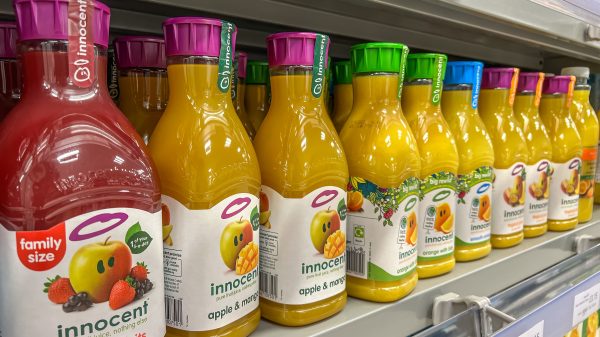Innocent Drinks experienced a loss after it faced production challenges that led to its £200m all-electric factory failing to reach its "full potential", here depicting Innocent drinks