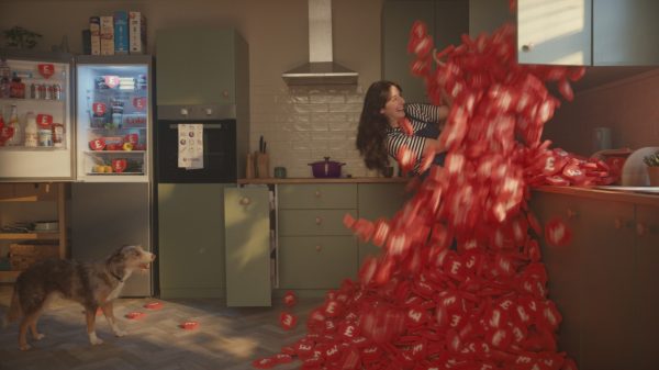 Online grocer Ocado has launched a price promise campaign as it promises to match rival retailers' prices, here depicting a still from the TV campaign