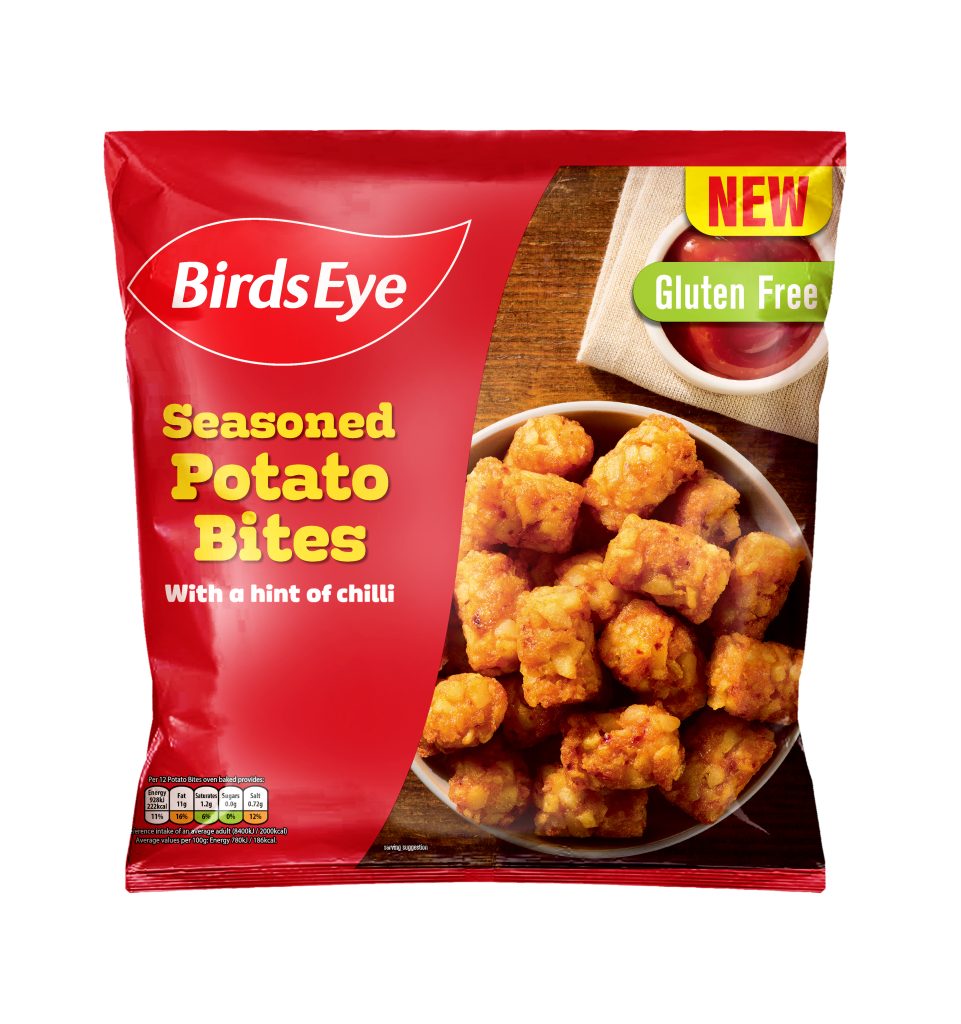 Birds Eye marked the new year by celebrating an expansion of its potato range to include new Seasoned Potato Bites, here depicting the new bites