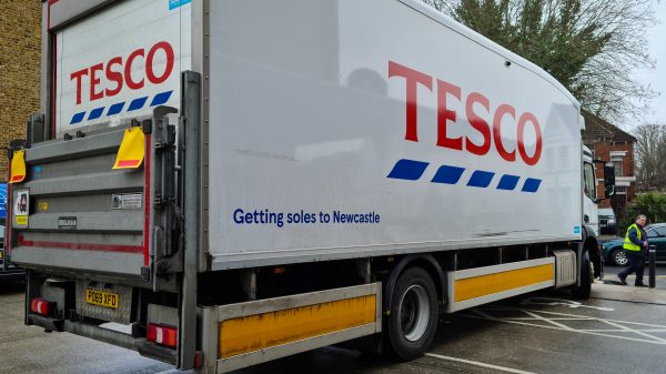 Tesco shoppers have taken to social media to voice their anger at a technical glitch that left the supermarket's delivery service in "shambles", here depicting a Tesco delivery