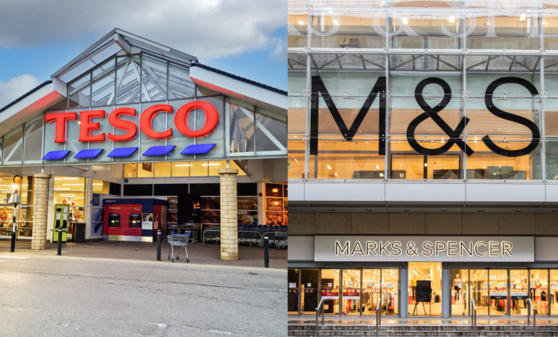 Shipment disruptions from the Red Sea crisis could lead to further delay and inflation on consumer goods said the bosses of Tesco and M&S, here depicting the two retailers