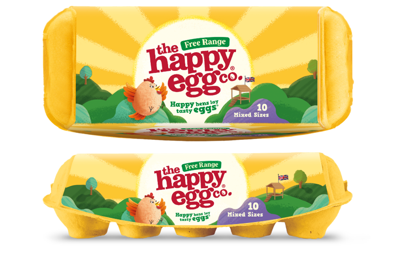 The Happy Egg Co packaging