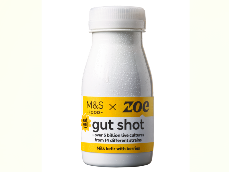 M&S x ZOE gut health shot
