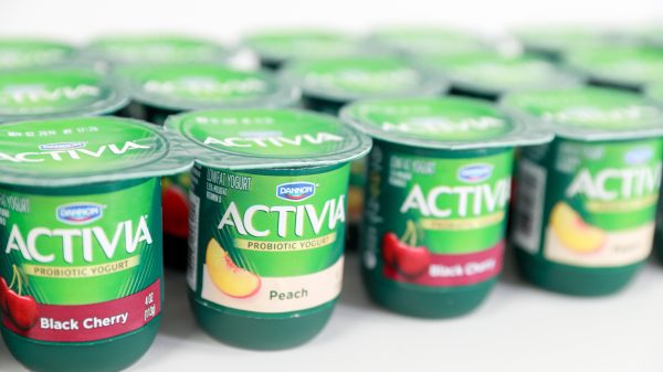 Here depicting different flavours of Danone-owned brand Activia