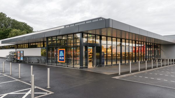 Here depicting an Aldi new store