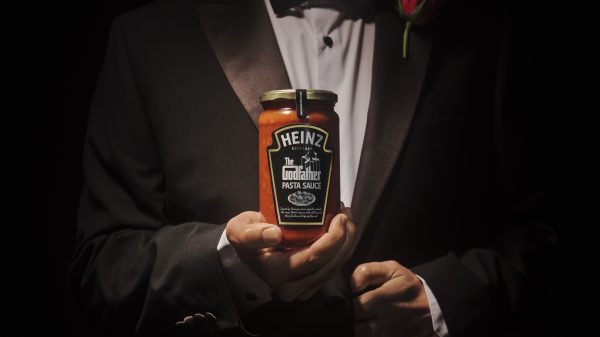 Heinz is set to launch a limited edition The Godfather Pasta Sauce at Waitrose, inspired by the namesake film's iconic spaghetti meatball recipe, here depicting the product