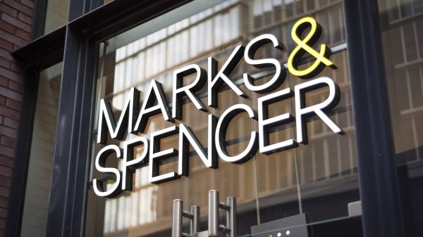 Here depicting Marks and Spencer (M&S)