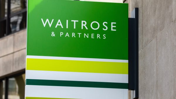 Here depicting a Waitrose and Partner's store sign