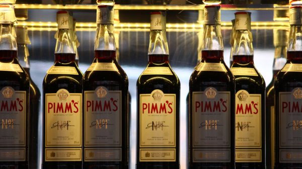 Pimm's bottles