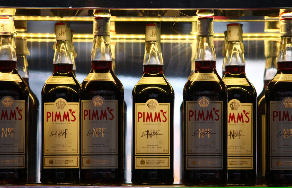 Pimm's bottles Diageo