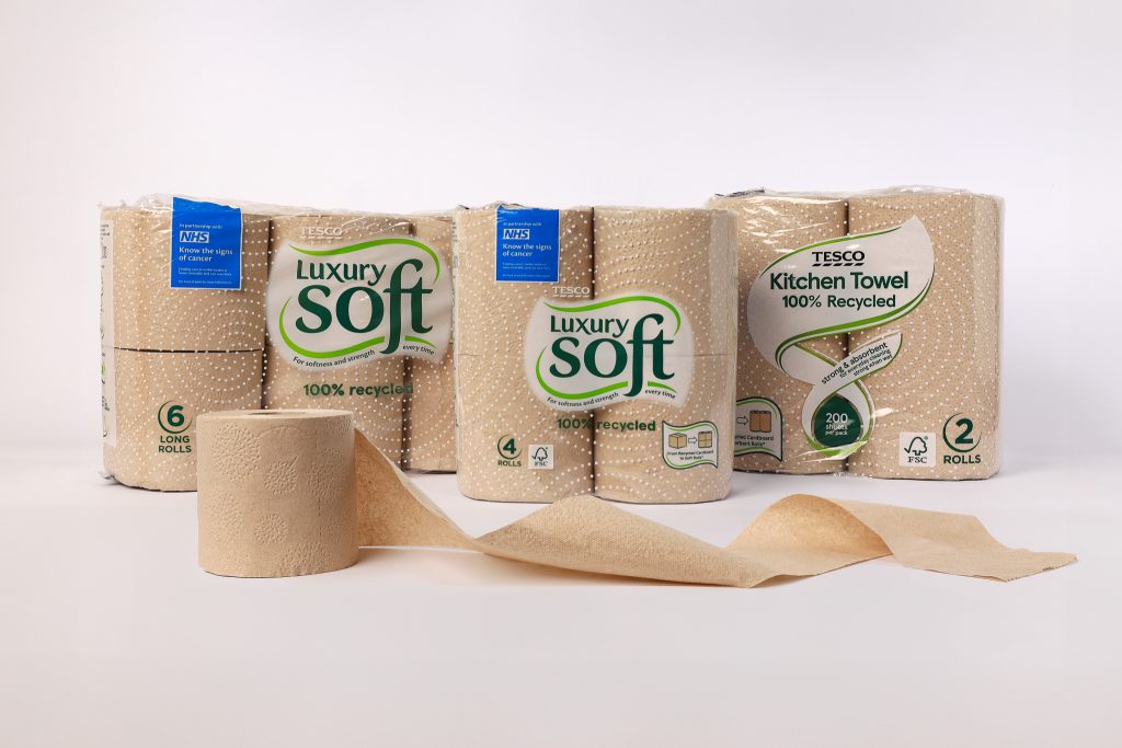 Tesco recycled toilet roll