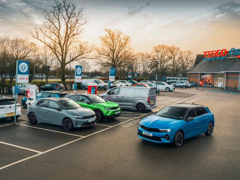 Tesco x Vauxhall EV charging