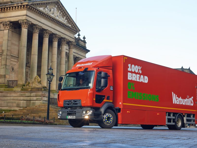 Warburtons electric truck