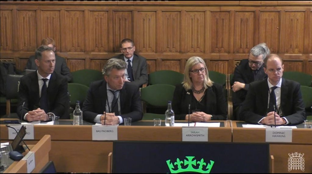 Here depicting Arla Foods UK managing director Bas Padberg, Kraft Heinz UK head of supply chain Dominic Hawkins and Unilever UK and Ireland head Marc Woodward.