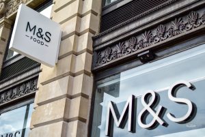M&S store sign supermarket re Neighbourly initiative