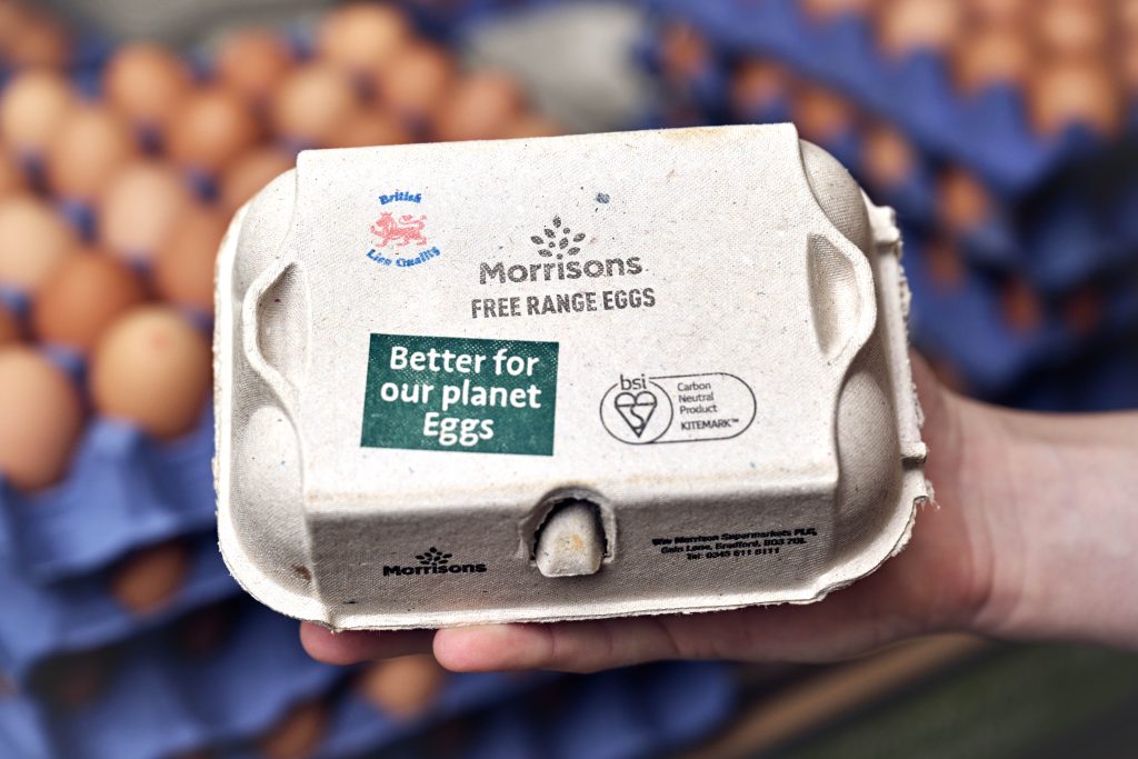 Morrisons 'Better For Our Planet' eggs