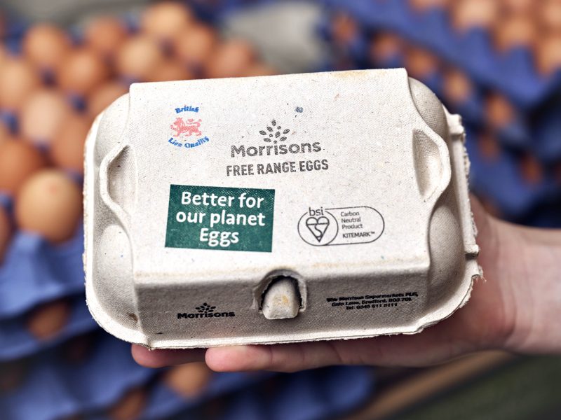 Morrisons 'Better For Our Planet' eggs