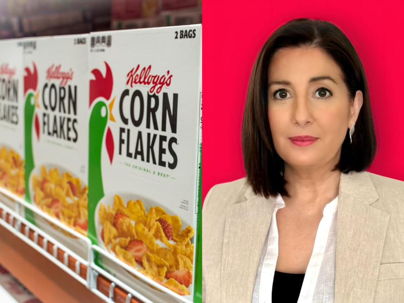 Here depicting Kain and Corn Flakes Kellogg's