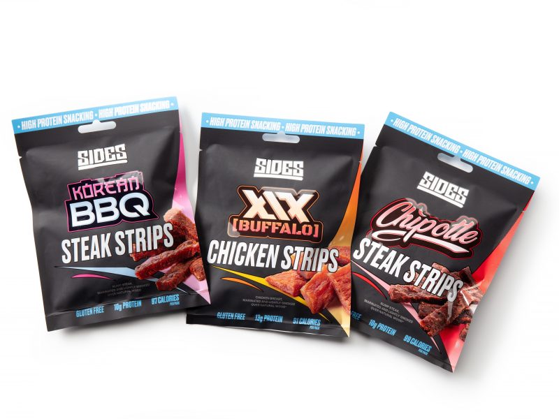 The Sidemen have debuted a new meat snacking range in Tesco as part of the YouTube sensations' latest venture into grocery products.