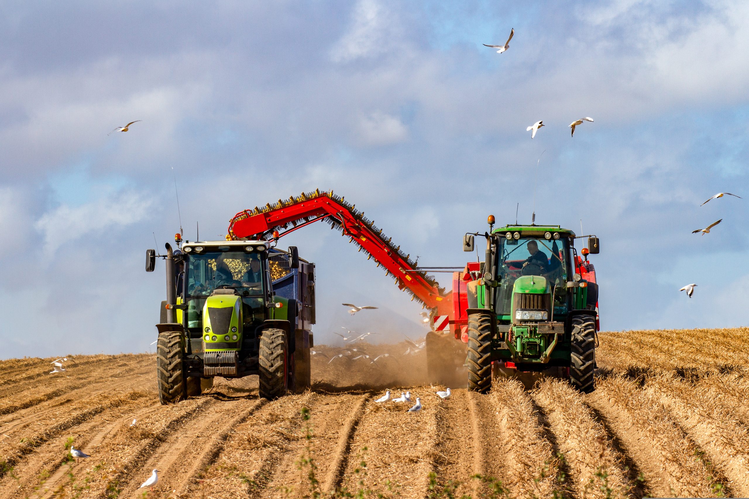 Tractor - Farmers have staged another protest against foreign food imports, as they argue this has led to supermarkets offering to pay low prices for their products.