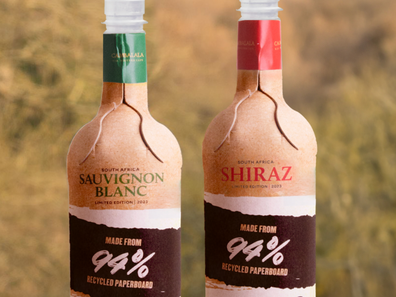Aldi paper wine bottles
