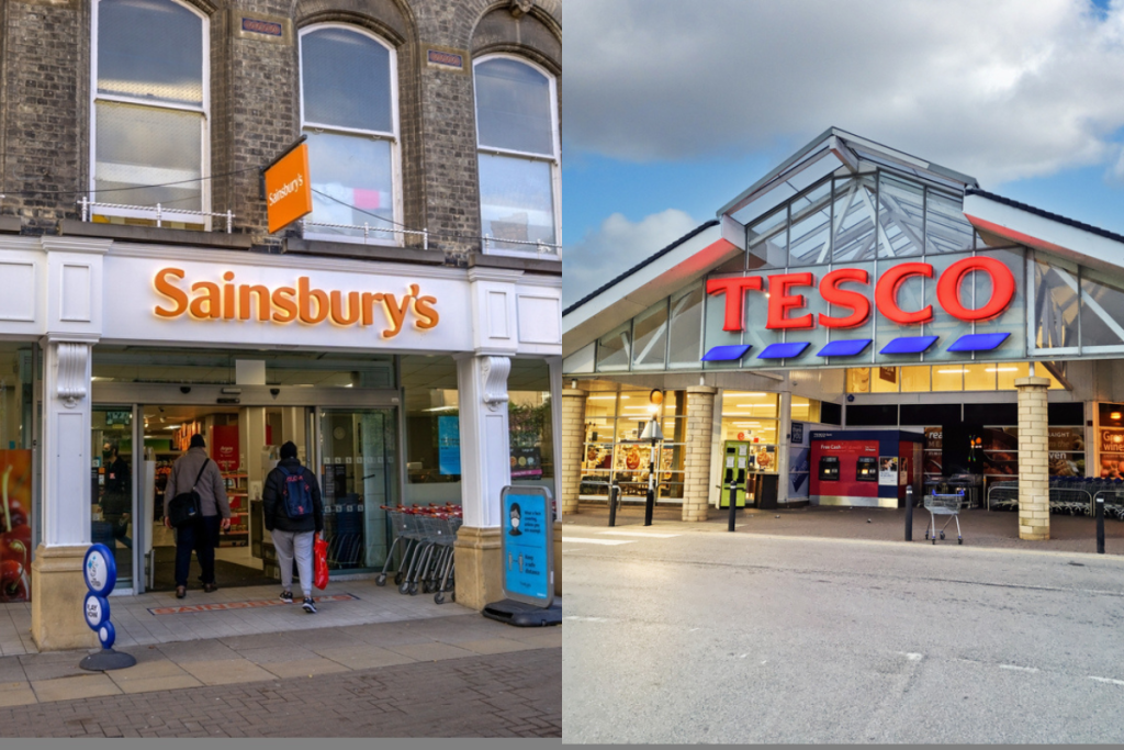Sainsbury's x Tesco stores