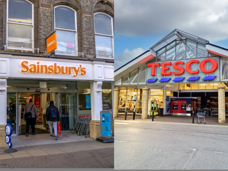 Sainsbury's x Tesco stores