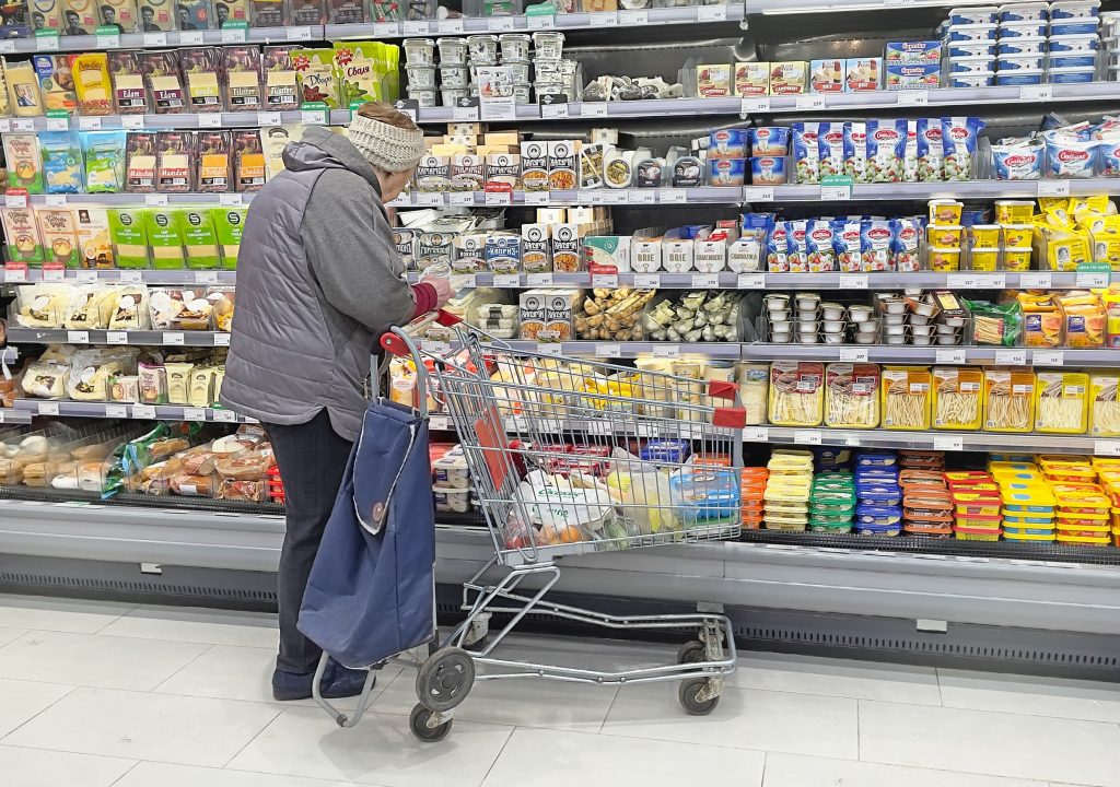 Older shoppers UK - supermarket