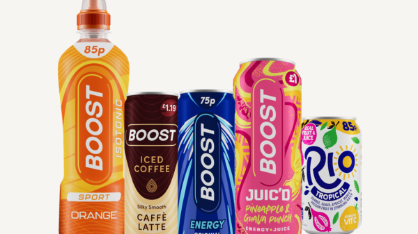 Boost Drinks refreshed branding