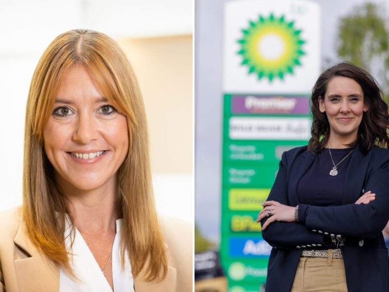 BP's Jo Hayward and Natalie Cattermole