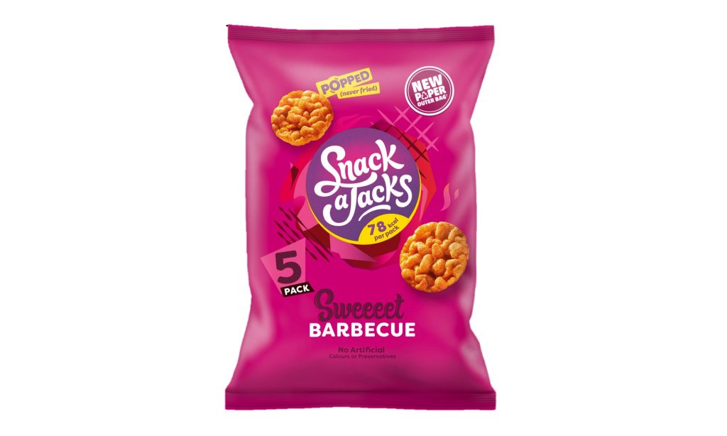 Walkers Snack A Jacks paper bag