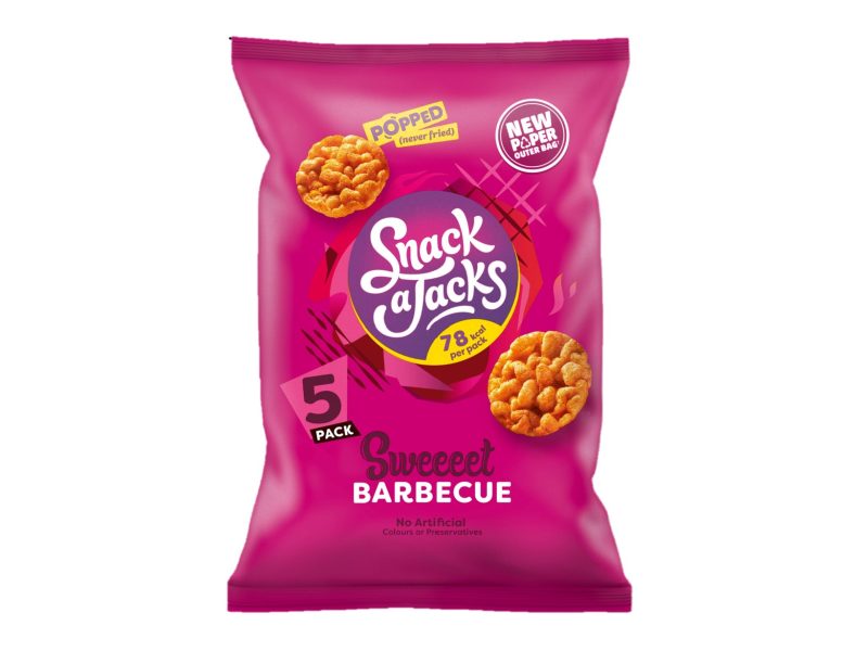 Walkers Snack A Jacks paper bag