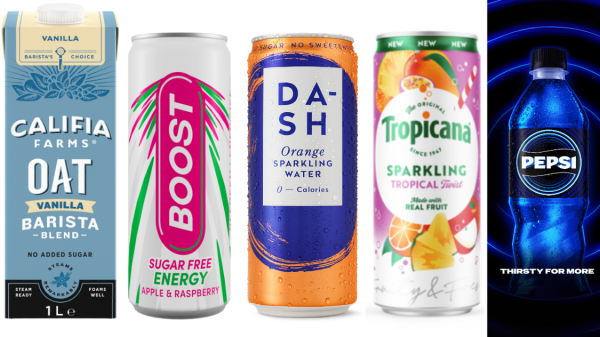 Dash, Tropicana, Califia Farms, Boost and Pepsi