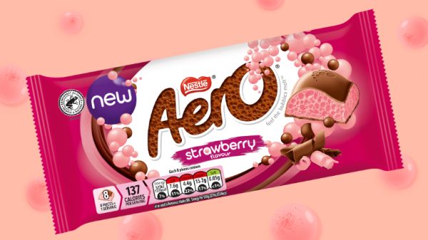 Aero Strawberry - Spar to stock the new product from 16 May