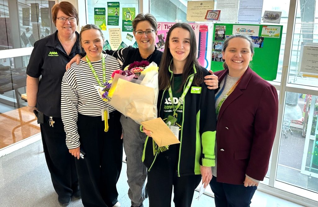 Asda has hired its first permanent employees with learning difficulties at its Queensferry branch, following a successful new internship.